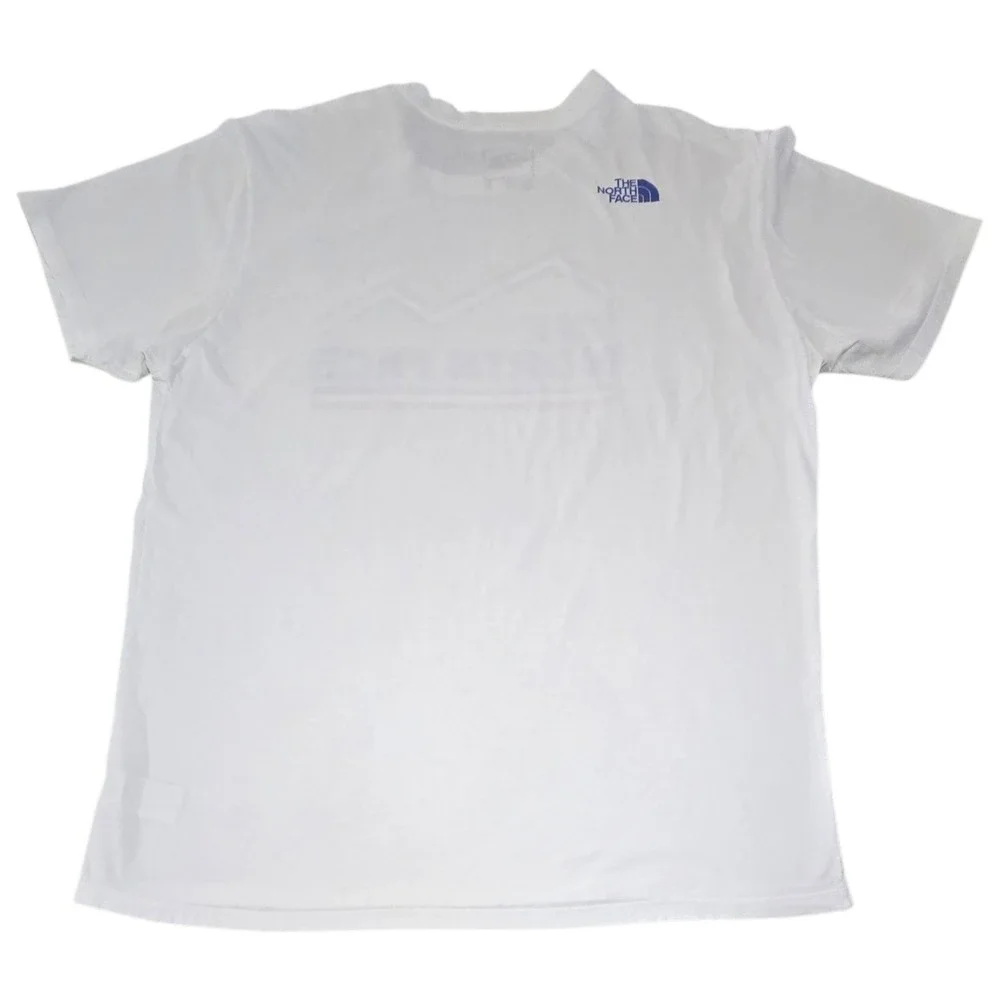 The North Face New USA T-Shirt Mens Graphic Logo‎ Mountain White XL ML056 FLAWS